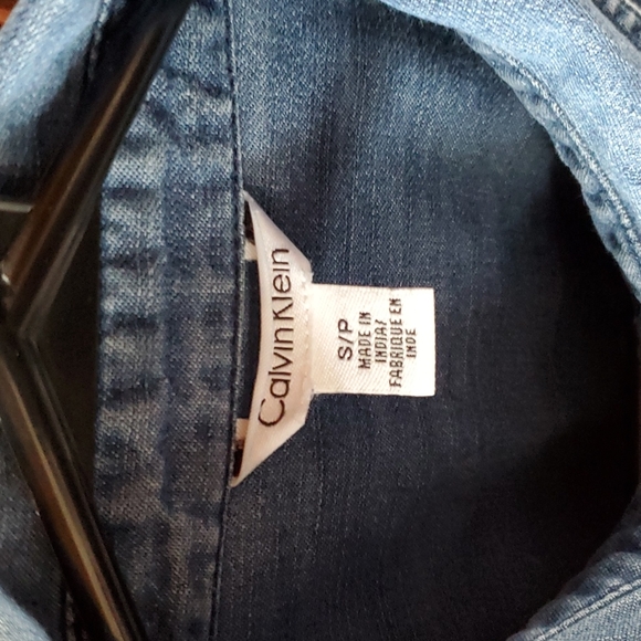 Calvin klein womens denim shirt - Picture 2 of 5